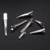 20/50pcs 25-60mm Hair Clip For Jewelry Making Single Prong Alligator Hairpin With Teeth Blank Setting Base For DIY Hair Clips
