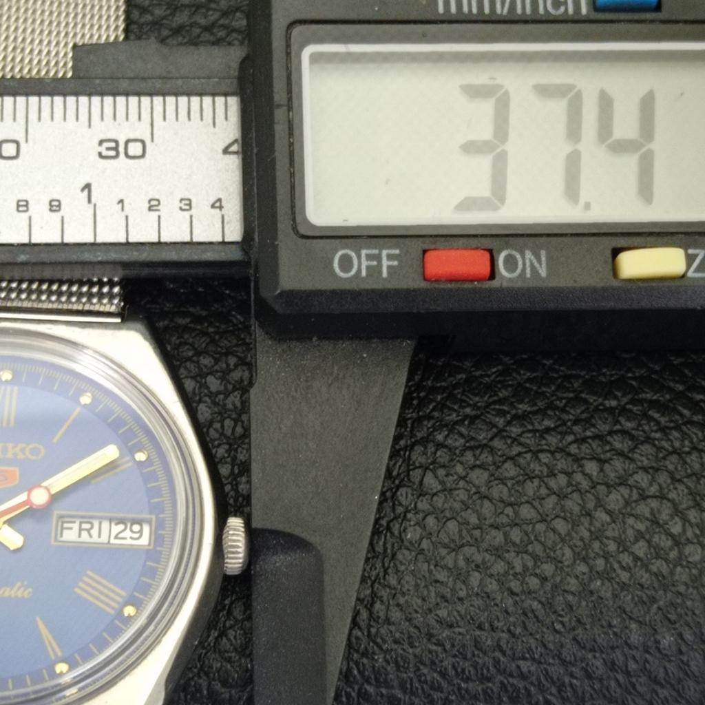 JAPAN VINTAGE SEIKO 5 AUTOMATIC 6319A MENS BLUE COLOR DIAL WATCH a701256-5 R206a-a701256