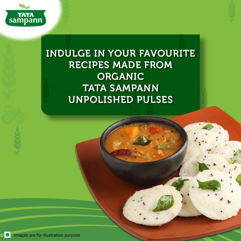 Tata Sampann Organic Unpolished Toor Dal Arhar Dal 500 G Protein Rich Natural Pulses For Healthy Meals