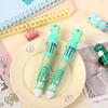 1pc Dinosaur-Themed 10-Color Retractable Ballpoint Pen - Fun Creative Stationery Gift, Korean Stationery,office Supplies
