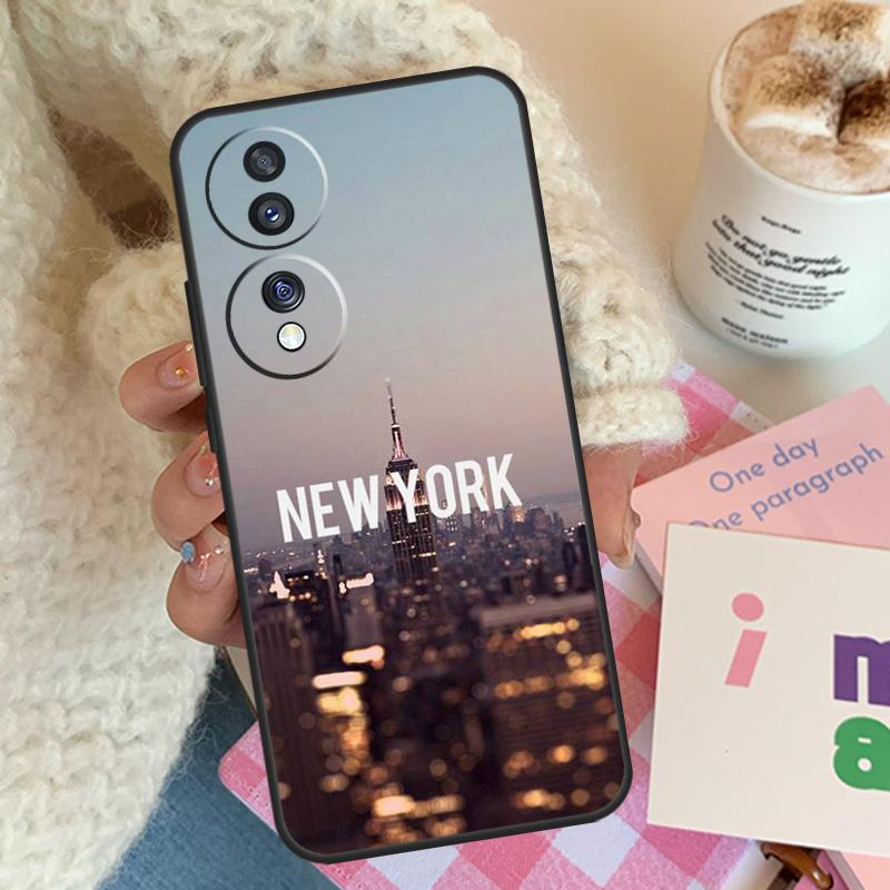 

New York City For Honor Magic 8 Pro 6 5 7 Lite Case For Honor 50 70 90 200 400 X8b X9a X9b X9c X9d Win RT Honor Magic5 Pro