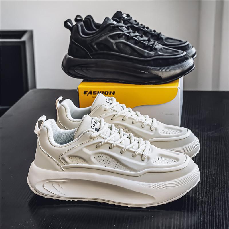 New Fashion Men 's Four Seasons Comfortable Thick Sole Shoes Students BoysTrending Soft Sole Breathable Casual Running Sneakers