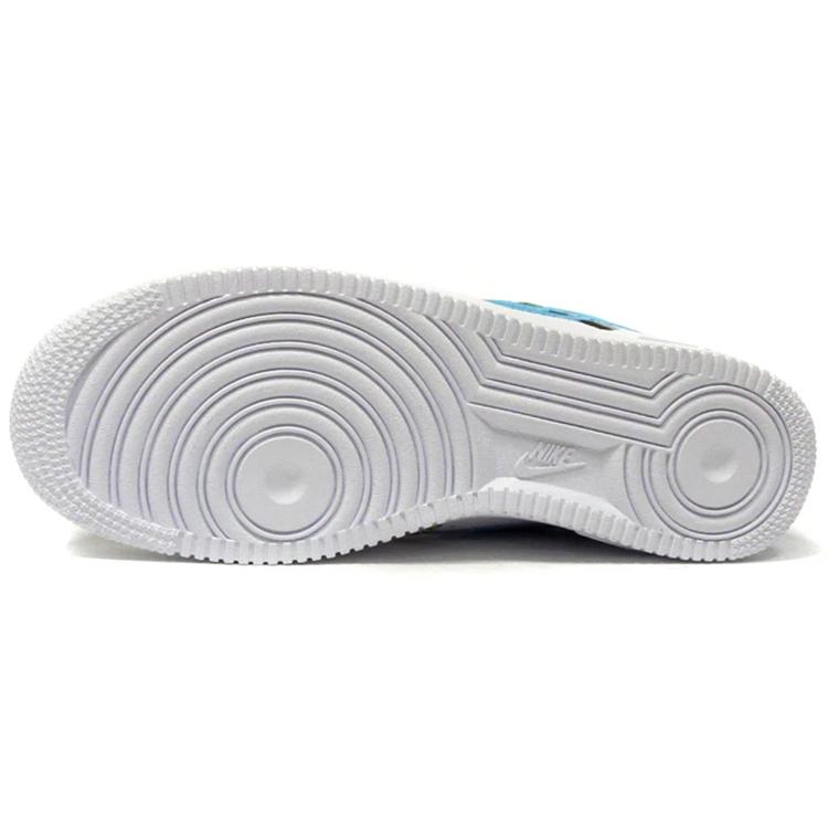 New Nike Air Force 1 Low Worldwide White Blue Fury Volt CK7213-100