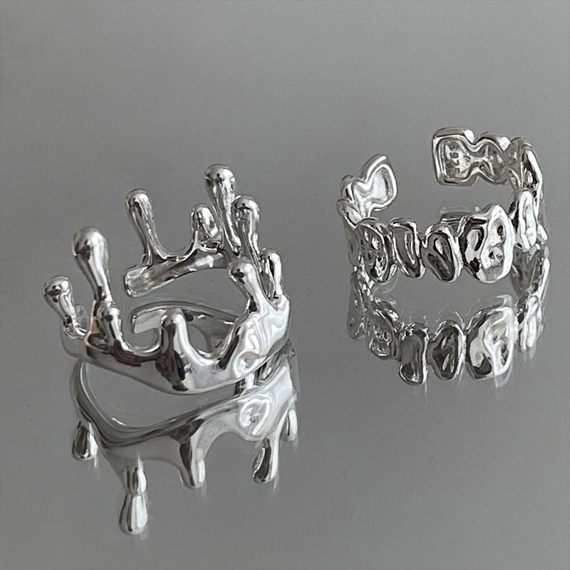 Stylish And Versatile 925 Sterling Silver Ring For Women With Luxurious White Finish Gold