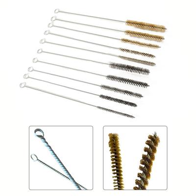 Cylinder Wire Tube Brush Stainless Steel Cleaning Brush Effective Rust Removal