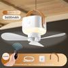 LED Lighting Ceiling Fan Light Remote Control Electric Fan Night Lamp Hanging Fan Light  Dorms