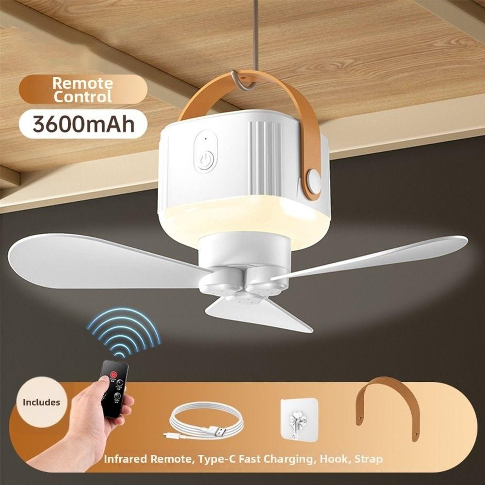 LED Lighting Ceiling Fan Light Remote Control Electric Fan Night Lamp Hanging Fan Light  Dorms