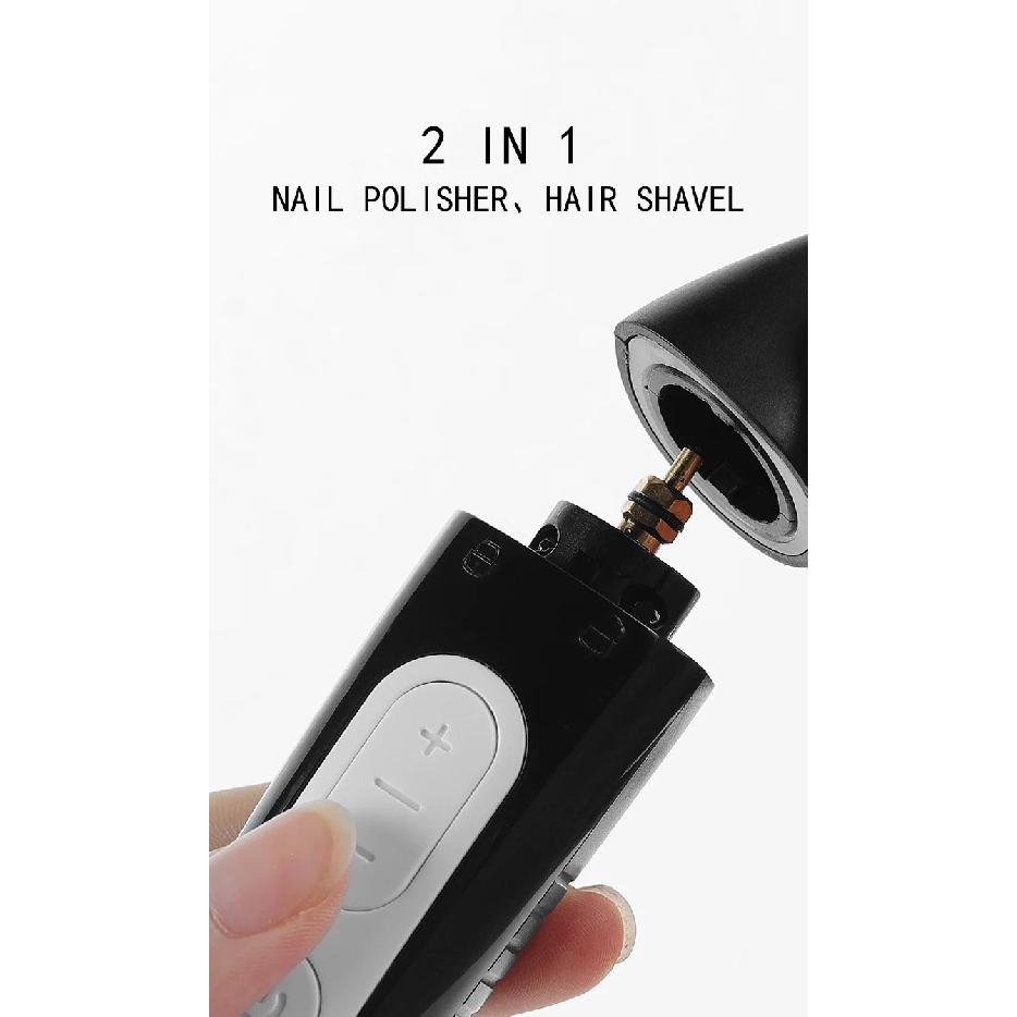 Wholesale Pet Grooming Tool Usb Charge 2 in 1 Electric Pet Nail Grinder With Feet Hair Shaver