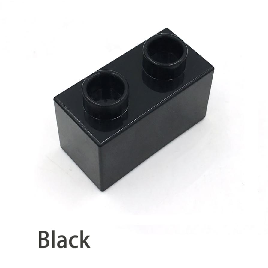 Non-Toxic Big Size Diy Building Blocks Thick Figures Bricks 1X2Dot 24Pcs Educational Creative Toys For Children Compatible With Brands