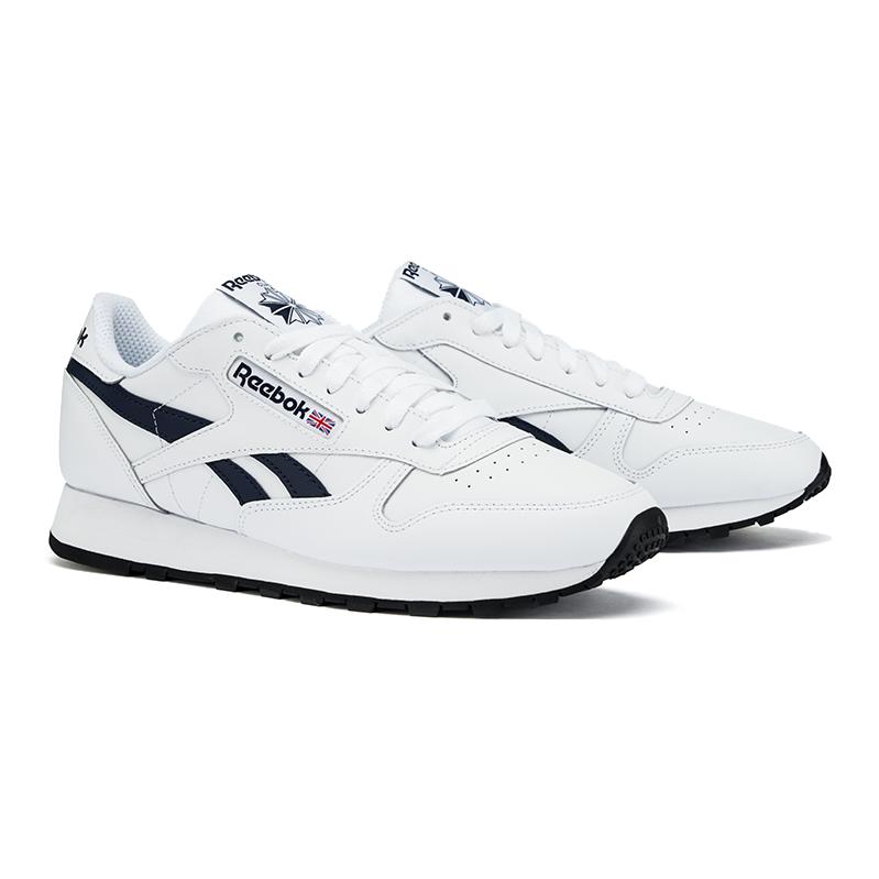 New Reebok Classic Leather 'White Vector Navy'