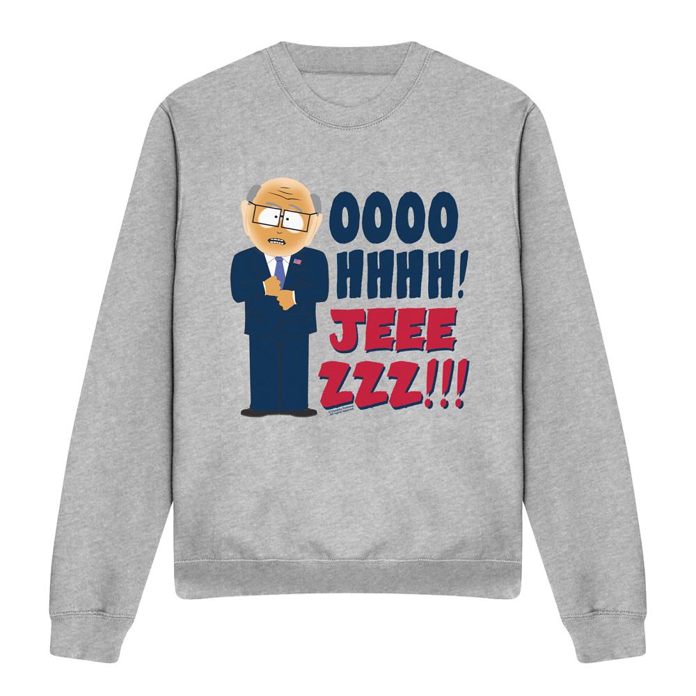 South Park Unisex Adult Oh Jeez Sweatshirt