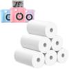 10 Rollen 57x25mm Weißes Thermopapier für Kinderkamera Sofortdruck Kinderkamera Druckpapier Ersatzzubehör