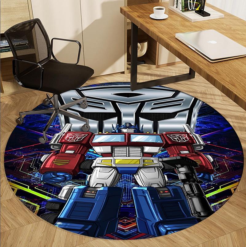 American science Pattern Round Rug, Indoor/Outdoor Mat, for Picnic, Gameroom, Bedroom, Office, Living Room, Home Decor Carpet, Birthday Gift