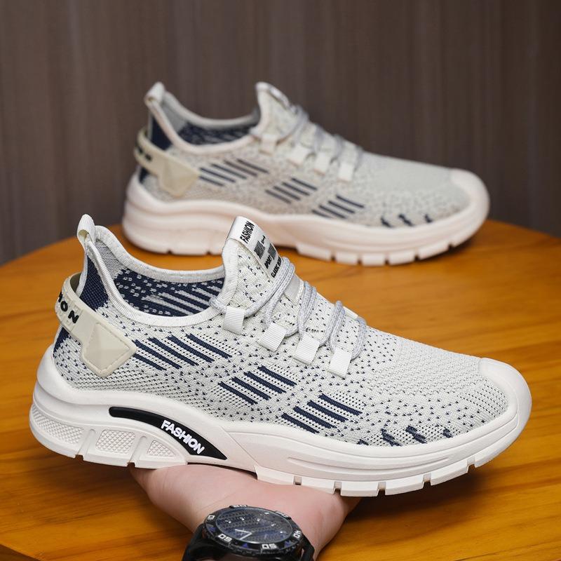 Running shoes men's trendy spring and summer new mesh breathable casual shoes fashion lightweight sports shoes