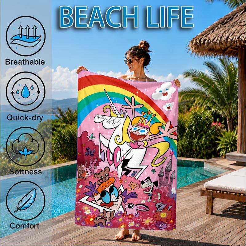 Dexter Power Adventure Beach Towel, Microfiber Beach Towel, Perfect For Pool, Beach, Travel, Home Decor Beach Party Fan Gifts