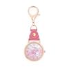Fieldwork Analog Pocket Watch with Sanrio Characters Keychain Carabiner Suitable for and Business My Melody Pink Women's - Cute, Clip, Commuting,
