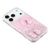 For iPhone 17 Pro TPU Case WANLONFENG AW Series PVC Butterfly Epoxy Phone Cover with HD Film