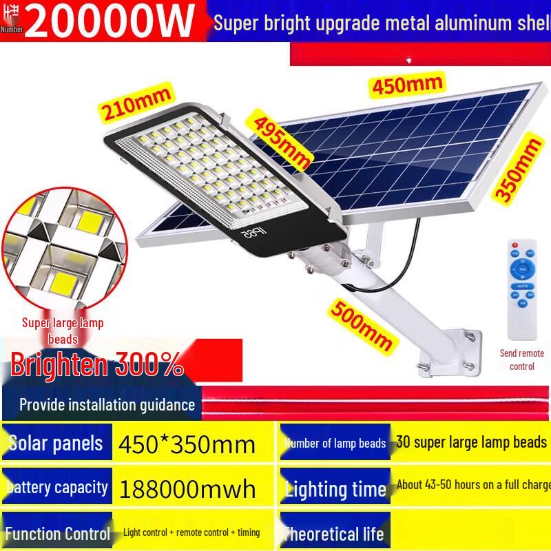 

Jundingying Ultra-Bright Solar LED Flood Light