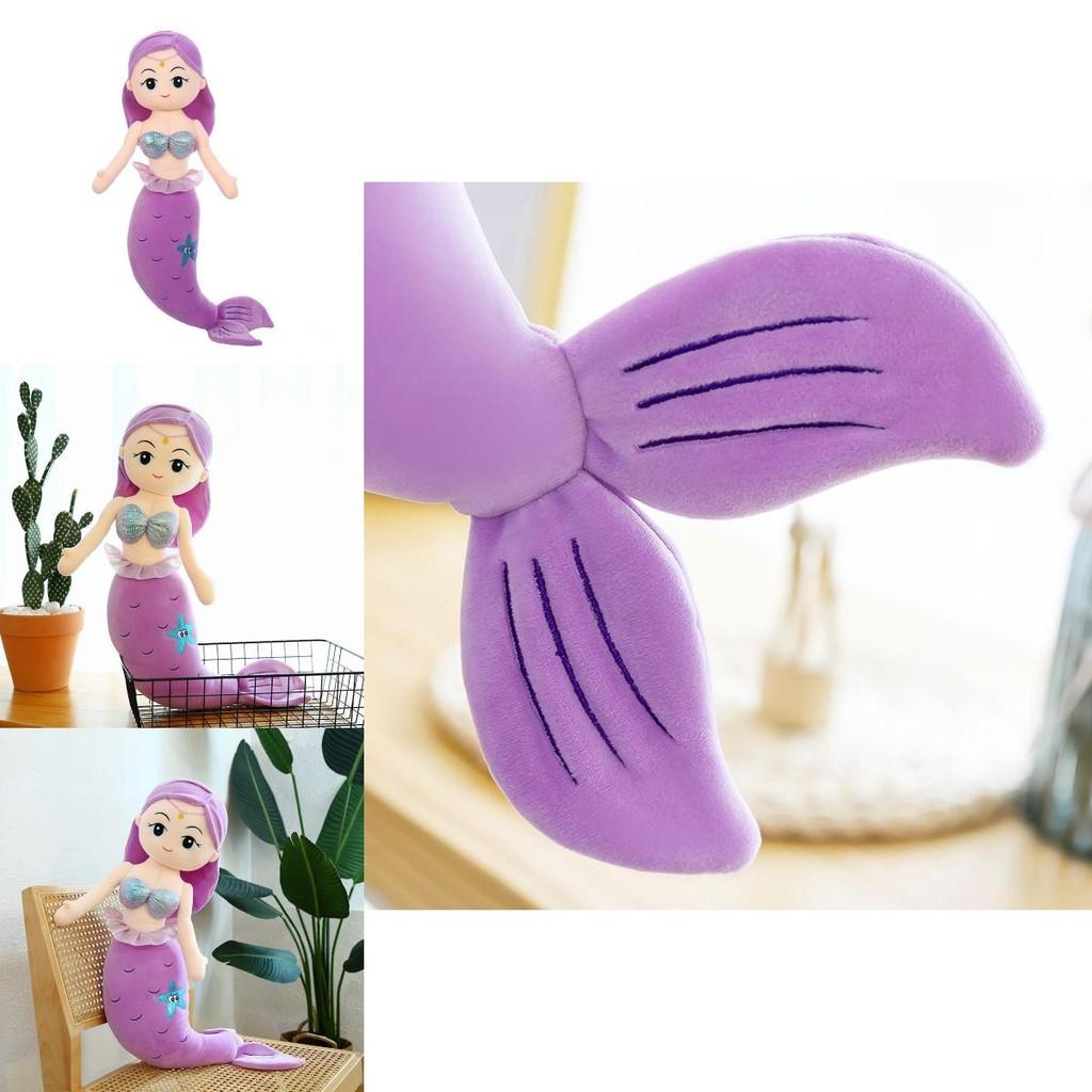 Adorable Mermaid Stuffed Plush Doll Soft Toy Perfect For Girls Birthday Gifts