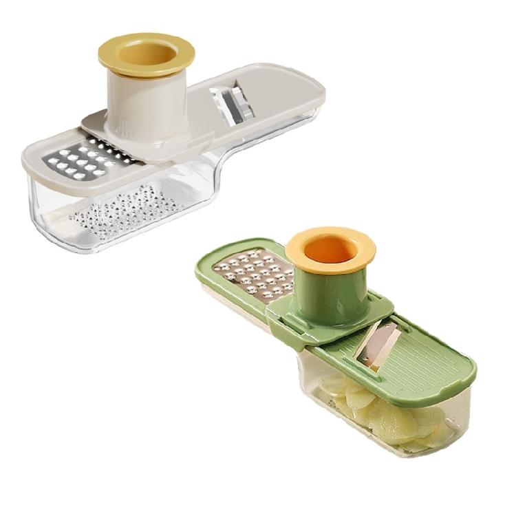 Multifunctional Mandoline Slicer Kitchen Tool Stainless Steels Vegetable Cutter Safe Food Slicer Garlic Gingers Grinder