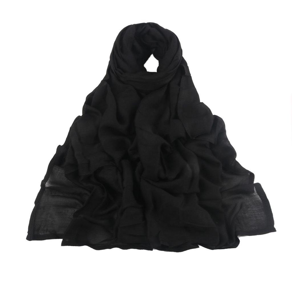 Breathable Rayon Wide-Brim Shawl & Scarf