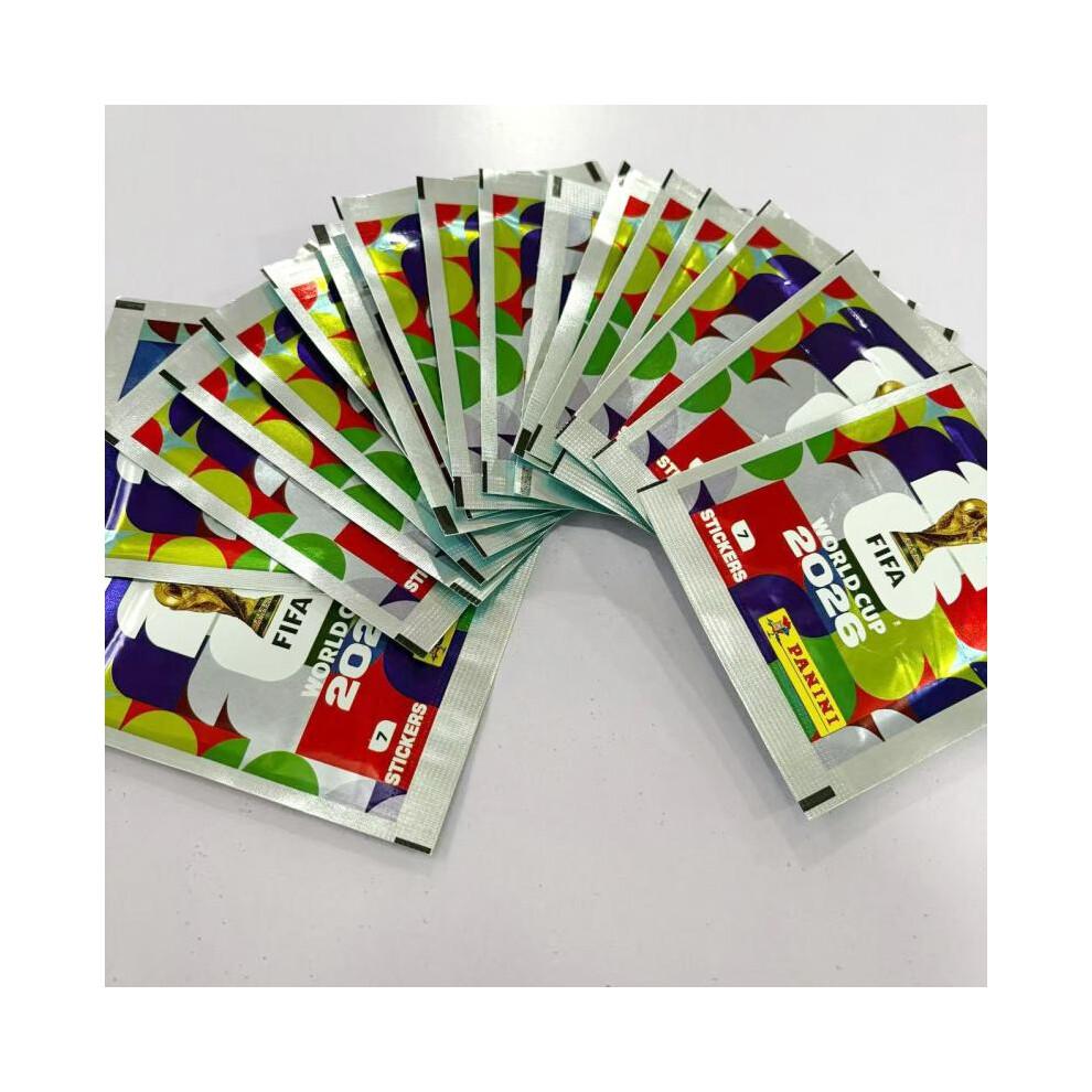 (4,8-6,4 cm) Scatola Misteriosa di Album Panini Coppa del Mondo FIFA 2026 Pacco Casuale Assortito per Collezionisti e Appassionati Temi Classici dei Giocatori
