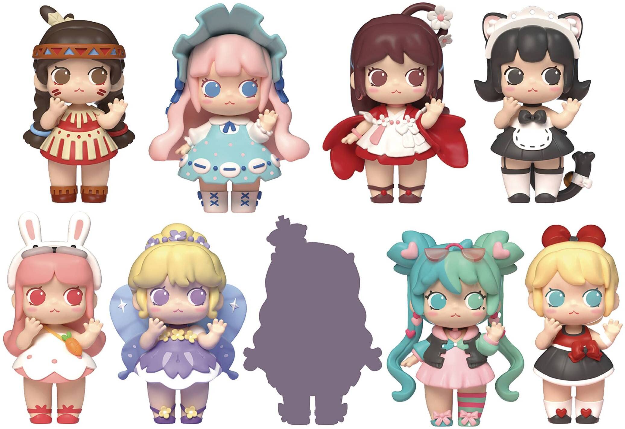 

MiniWorld HELLO MINIWORLD Height 95mm PVC Painted Finished Trading Figures Box of 9 PF207 approx. Non-scale