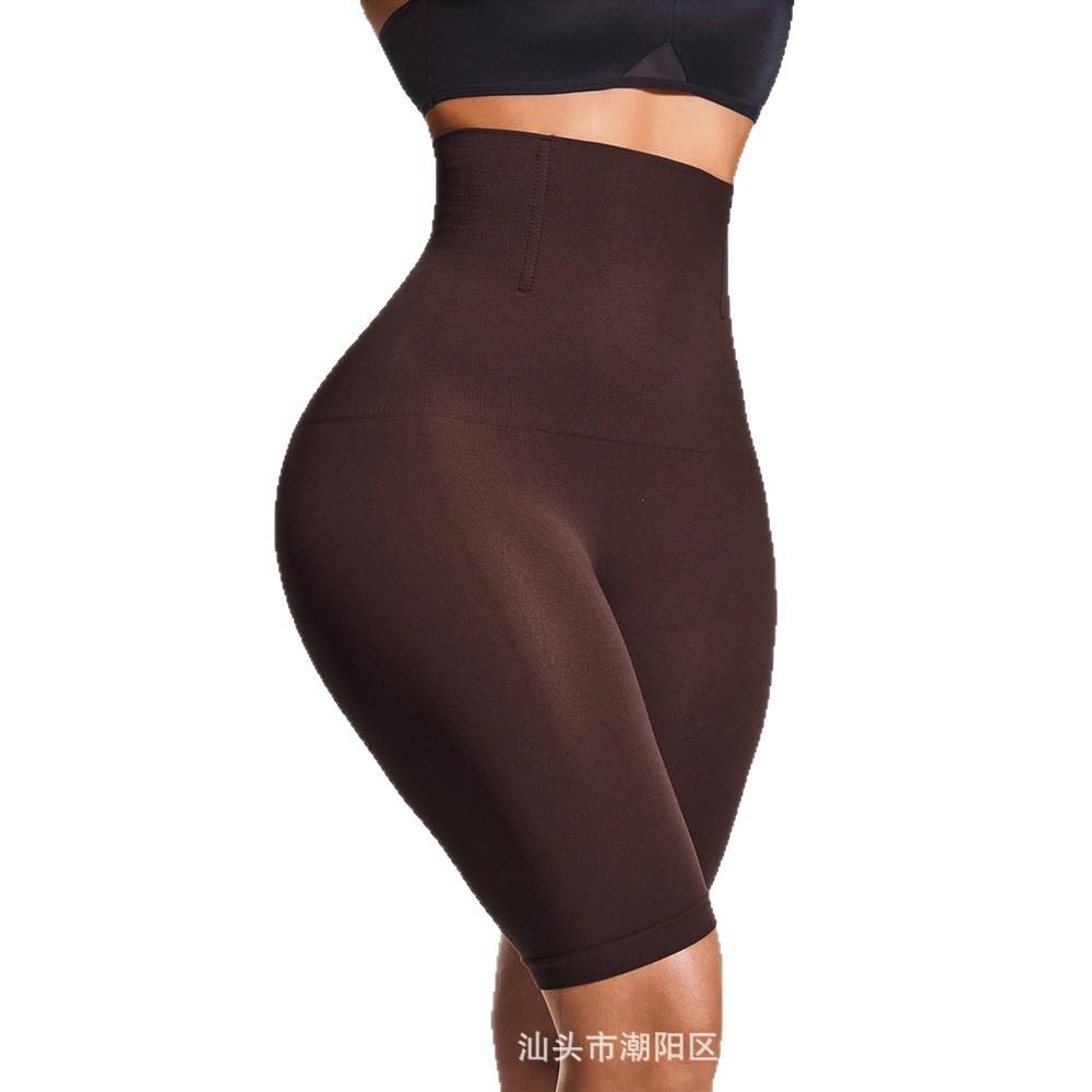 Seamless High-Waisted Shaping Underwear for Women Thong Design with Tummy-Control and Buttock-Lifting Plus Size Comfortable Shapewear