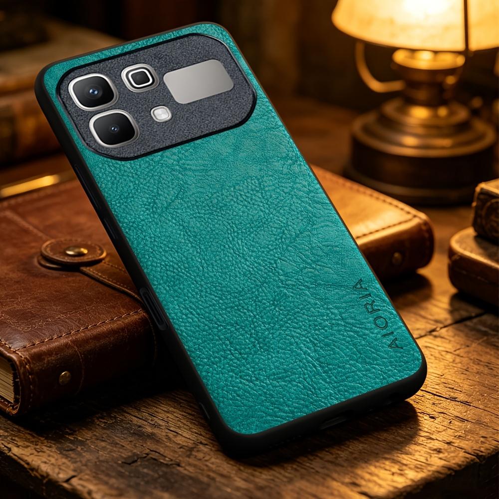 Phone Case - Solid Color Faux Leather Phone Case for Infinix Hot 70 60 50 Pro 60I Note 60 50 Pro 50X, Smart Precise Camera Hole Placement