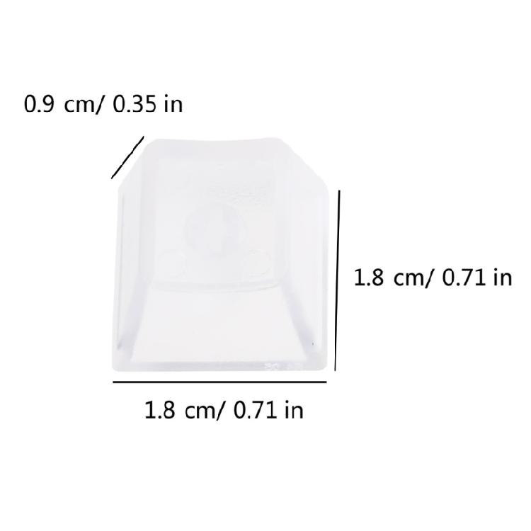 ABS Płytki Klawiszy Przezroczyste Matowe Podświetlane Płytki Klawiszy do Klawiatur Mechanicznych Gamingowych Klawiatury Przełączniki