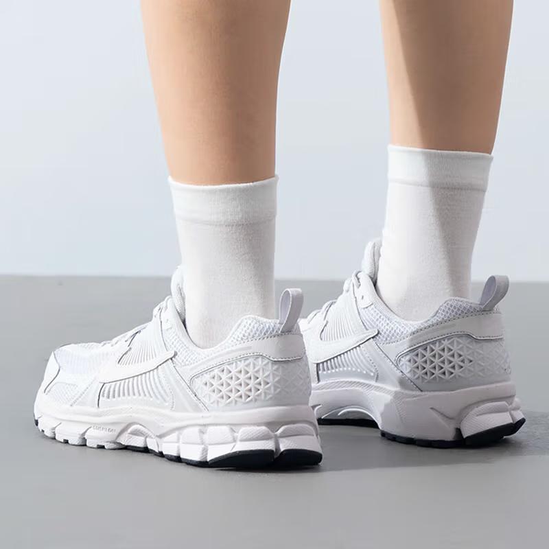 Nike Vomero 5 Abrasion Resistant Breathable Support Low Top Kids' Running Shoes White Teenagers Sneakers HF6998-100
