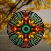 10 Inch Metal Mandala Wind Spinner with 360 Rotating Hook for Garden Balcony Yard Outdoor Decoration Thanksgiving Christmas Gift