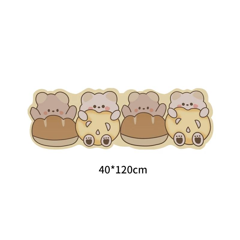 Cartoon Anti-Slip Kitchen Floor Mat Entrance Doormat Washable Door Rugs Hotel Living Room Carpet Bathroom Home Decoration Mats