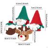 Christmas Crochet Kits Crocheting Craft Set Ornament for Porches Fireplaces Tree