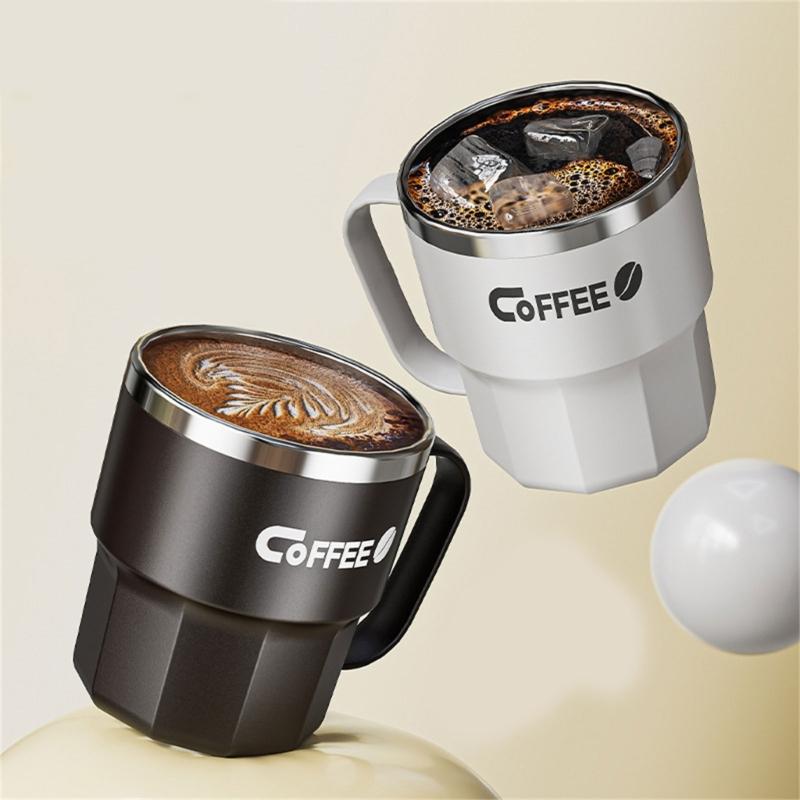 Double Wall Insulated Stainless Steel Coffee Cup Keep Beverages Warm Ideal for Students Office and Outdoor Use