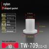 T-förmiger Nylon-Kunststoff-Dichtungsring und Schraubwellenhülse (Für dich: M2-M35)