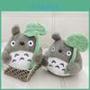 Söt Anime Min granne Totoro Gosedjur med Lotusblad 22/30cm Fylld Barnpresent