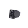 18W Car Charger Dual QC3.0 Fast Charging For Mitsubishi Outlander Eclipse Cross L200 Triton