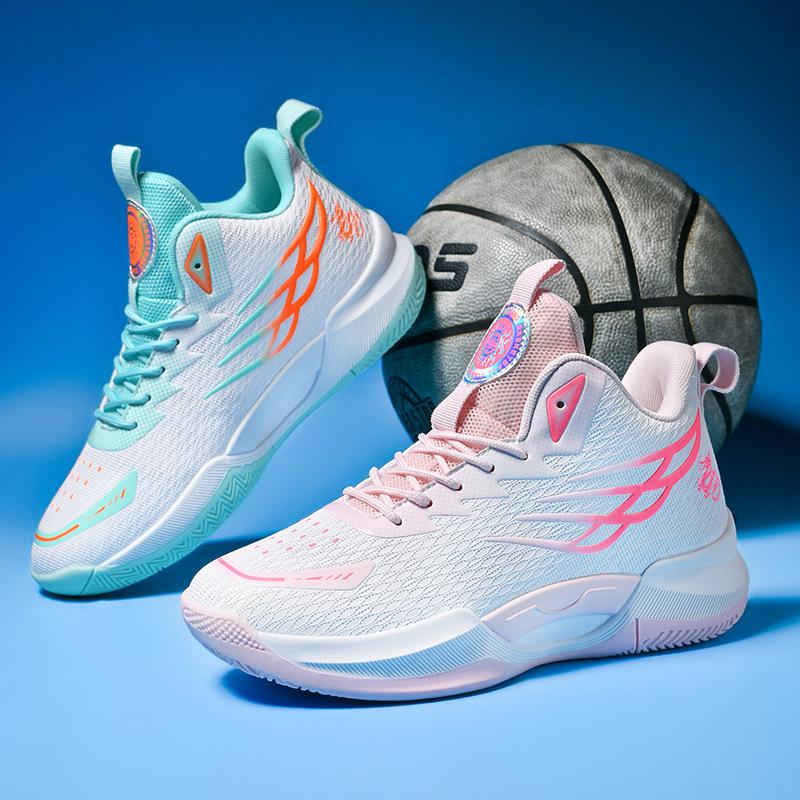 

Mandarin duck 6 children s basketball shoes 8 boys shoes 10 single shoes mesh boys sports shoes 12-year-old primary school students actual 45