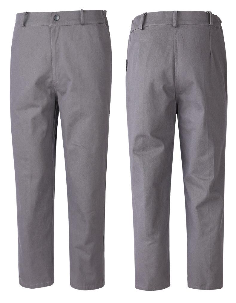 Men's Spring & Autumn Workwear Set, Construction & Welding Safe, Dirt-Resistant, Pure Cotton for Outdoor, Auto Repair & Labor Protection.