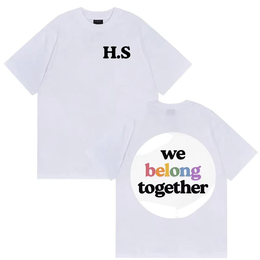 Harry Styles We Belong Together Graphic T Shirt Men Women ONeck Fashion Casual Cotton Tshirt Pop Fans Gift Clothing Tshirt