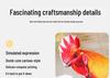 Wild Animal Plush Toy: Rooster, Hen, Duck, Goose Cushion Pillow - Children's Birthday Gift