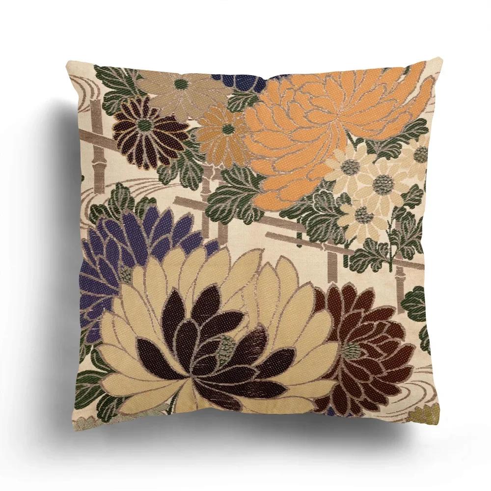 Home Decor Exotic Asian Patterns Pillow Covers For Home Pattern Cushion Cover Suitable For Sofa Bedroom Car Pillow Cover