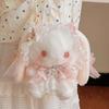 Cute Bunny Plush Bag Lolita Princess Crossbody Bags Long-eared Rabbit Sweet Shoulder Bag