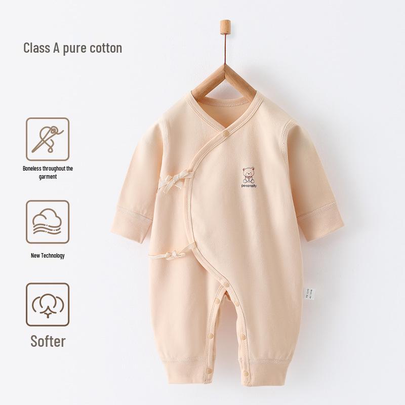 Baby-Body aus reiner Baumwolle - Mönch-Strampler für Neugeborene für alle Jahreszeiten (0-3 Monate)