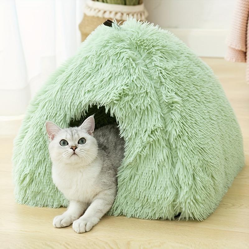Pet Bed for Cats, Warm and Cozy, Enclosed Cave Design, Easy To Clean