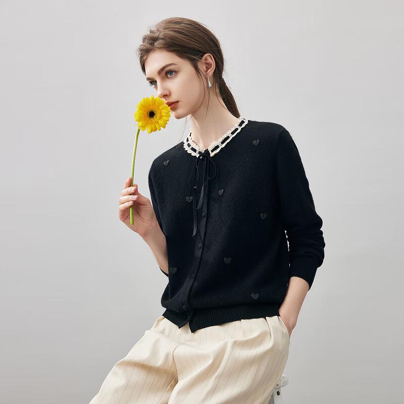 

Женский кашемировый кардиган Kemonboka с круглым вырезом 2XL