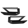 Front Bumper Lower Fog Light Grille Glossy Black Stylish Look Lower Fog Lamp Grille Cover for AD Pre