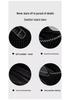Plus Size Trendy Men's Black Breathable Mesh Slip-On Casual Shoes