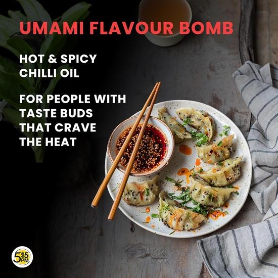 5:15PM Korean & Crispy Chilli Oil for Noodles 200g | Sichuan Style | No Artificial Colours or Flavours | Chilli Paste Perfect for Stir-Fries